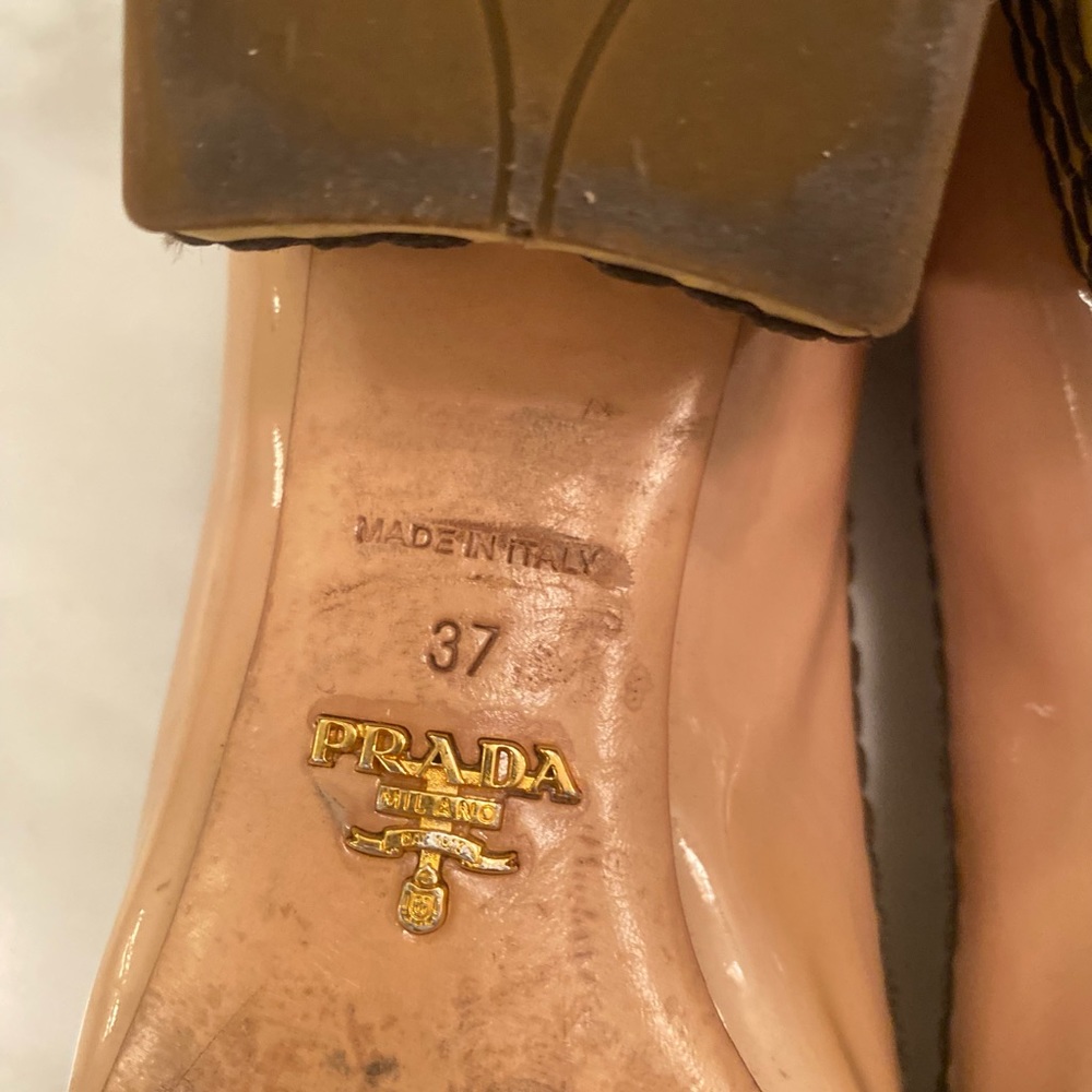 Vintage 1990’s Prada Loafers with buckle - Picture 7 of 16